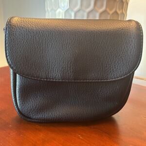 Style & Co. Black Belt Bag with Silver Link Chain